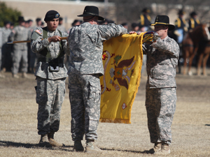 3rd Brigade Combat Team cases colors for Iraq mission